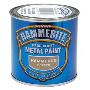 Image of Hammerite Hammered effect Metal paint 0.25L
