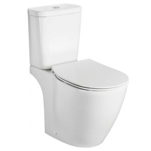 Image of Ideal Standard Imagine aquablade Contemporary Close-coupled Toilet with Soft close seat
