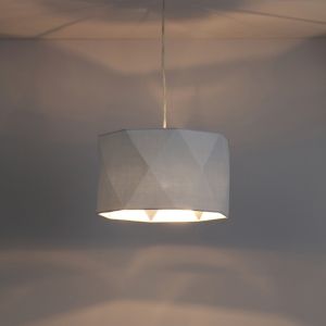 Image of Inlight Thaisa Matt Light grey Polygun Light shade (D)320mm