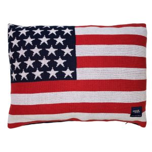 Image of American Freshman Atlanta Navy Red & White Cushion