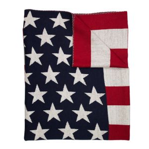 Image of American Freshman Stars & Stripes Knitted Throw