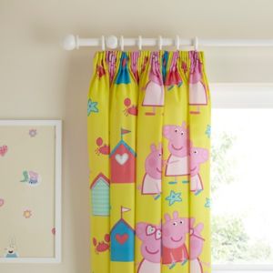 Peppa Pig Seaside Curtains 54` Drop