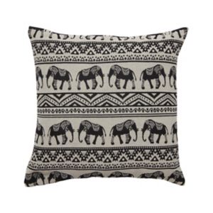 Image of Elephant Monochrome Cushion