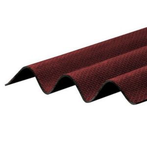 Image of Corrapol-BT Red Bitumen Corrugated Roofing sheet (L)2m (W)930mm (T)2mm