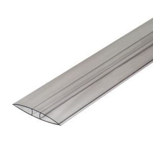 Image of SNAPA Clear H Profile Jointing strip (L)3m (W)60mm