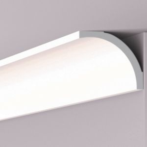 Image of Classic C-shaped Polystyrene Coving (L)1.22m (W)100mm