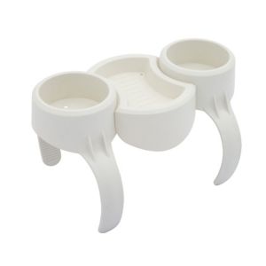 Image of Lay-Z-Spa White Plastic Drinks holder