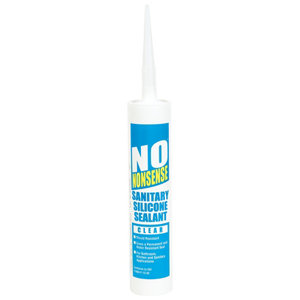 No Nonsense Mould resistant Clear Silicone-based Sanitary sealant  310ml