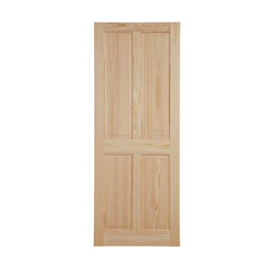 4 panel Clear pine LH & RH Internal Door  (H)1981mm (W)762mm