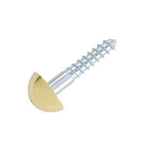 B&Q Metal Mirror screw (L)25mm  Pack of 4