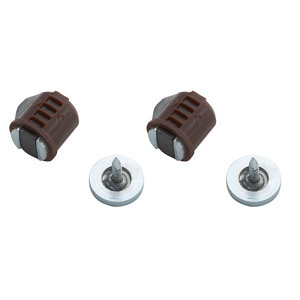 Brown Carbon steel Magnetic Cabinet catch  Pack of 2