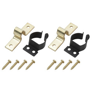 Brass-plated Carbon steel Cabinet catch  Pack of 2