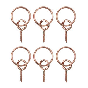 Copper effect Picture hook  Pack of 6