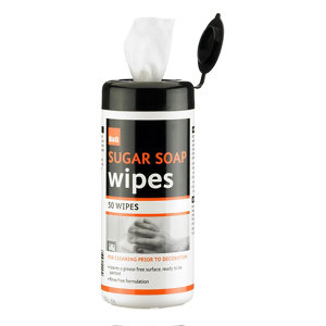 B&Q Unscented Sugar soap Wipes  Pack of 50