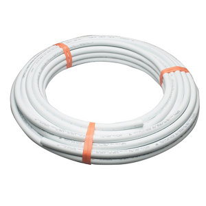 Plumbsure White PE-X Barrier pipe (L)25m (Dia)22mm