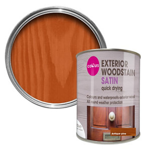 Colours Antique pine Satin Wood stain  750ml