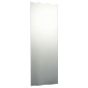 Colours Clear Rectangular Frameless Mirror (H)1200mm (W)450mm