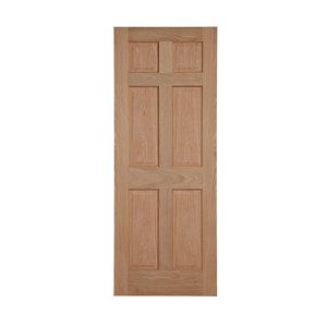 6 panel Oak veneer LH & RH Internal Door  (H)1981mm (W)686mm