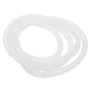B&Q White 10mm Cable wrap  (L)1.5m