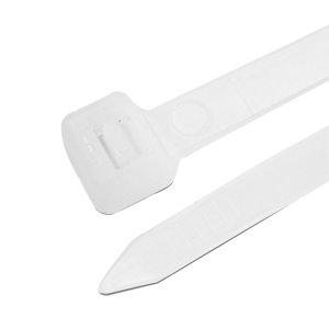 B&Q White Cable tie (L)100mm  Pack of 200