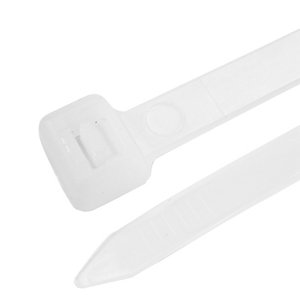 B&Q White Cable tie (L)200mm  Pack of 200