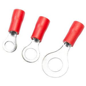 B&Q Red Crimp connector  Pack of 12