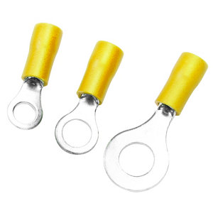 B&Q Yellow Crimp connector  Pack of 12