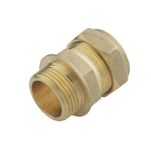 Plumbsure Compression Straight Coupler (Dia)22mm x 19.05mm