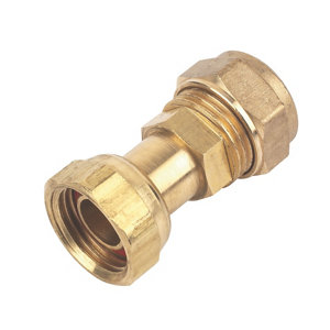 Plumbsure Straight Tap connector  (L)47.2mm