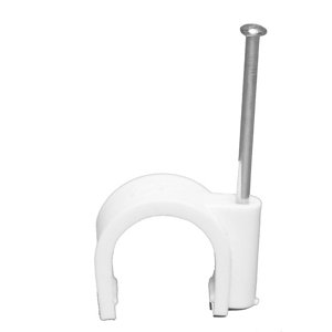 Plumbsure Plastic Pipe clip M552N50QV3 (Dia)22mm  Pack of 50