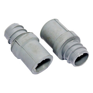 Plumbsure Rubber Stop end (Dia)19mm  Pack of 2