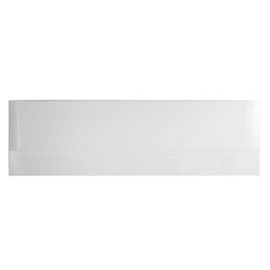 Image of Cooke & Lewis Rigid Gloss Acrylic White Straight Front Bath panel (W)1700mm