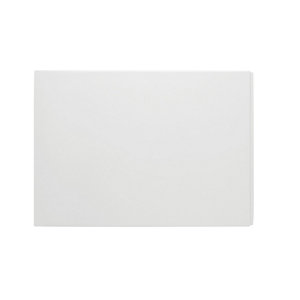Cooke & Lewis Adelphi Gloss White L-shaped End Bath panel (W)645mm