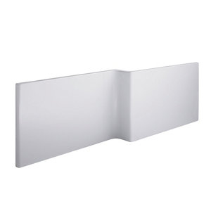 Image of Cooke & Lewis Adelphi Gloss White Left-handed L-shaped Front Bath panel (W)1690mm
