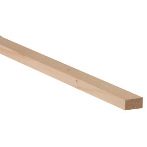 Planed Spruce Cladding batten (L)2.1m (W)30mm (T)16.5mm  Pack of 12