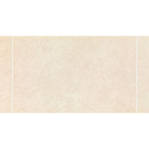 Smooth Beige PVC Cladding (L)1.2m (W)250mm (T)10mm  Pack of 8
