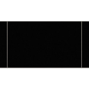 Smooth Black PVC Cladding (L)1.2m (W)250mm (T)10mm  Pack of 8