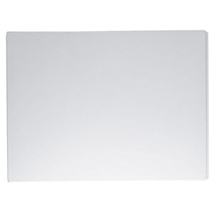 Cooke & Lewis Standard Acrylic White End Bath panel (W)750mm