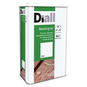 Diall Clear Decking Wood oil  5L