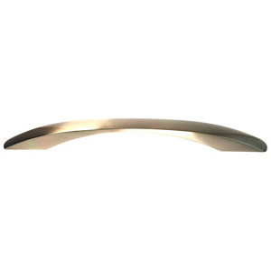 Satin Nickel effect Zinc alloy Bow Cabinet Pull handle