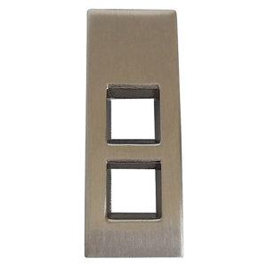 Satin Nickel effect Zinc alloy Straight Drop Cabinet Pull handle