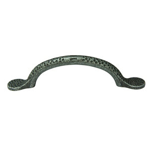 Hammered Grey Zinc alloy Bow Cabinet Pull handle