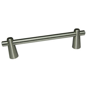 Satin Nickel effect Stainless steel Straight Cabinet Pull handle
