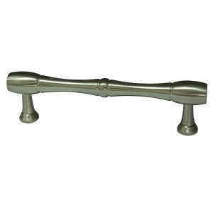 Cooke & Lewis Satin Nickel effect Zinc alloy T-shaped Cabinet Pull handle  Pack of 1