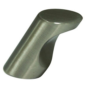 Cooke & Lewis Nickel effect Zinc alloy Round Cabinet Knob (Dia)15mm