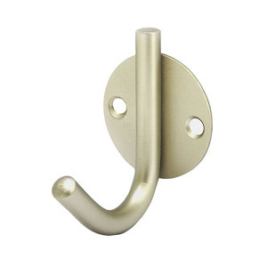 B&Q Steel Single Hook (H)51mm (W)63mm (Max)5kg