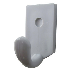 White Large Cup hook (L)40.8mm  Pack of 2