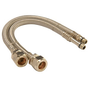 Compression Tap connector 15mm x 0.39" (L)300mm  Pack of 2