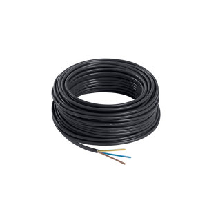 Nexans Black 3 core Multi-core cable 1.5mm² x 25m