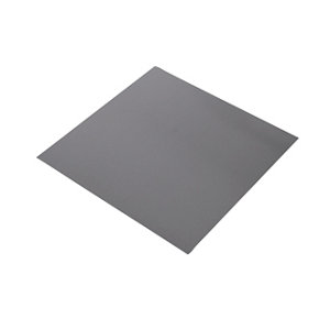 Silver effect Steel Smooth Sheet  (H)1000mm (W)500mm (T)1mm